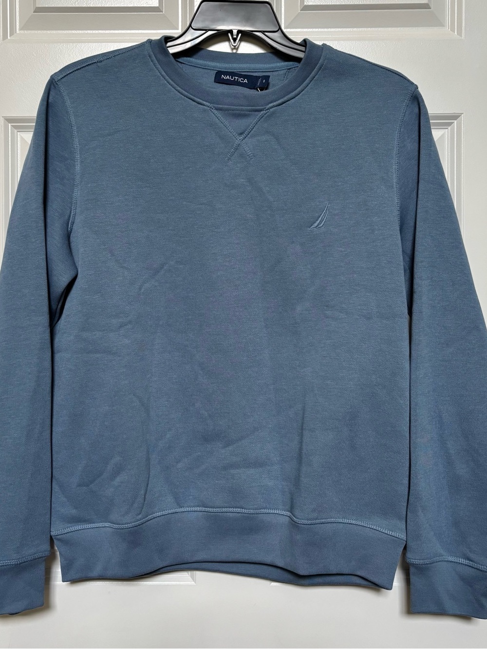 Nautica Men's Crewneck Sweatshirt in Dusty Blue
